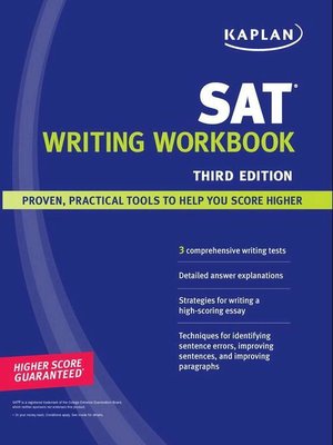 cover image of Kaplan SAT Writing Workbook